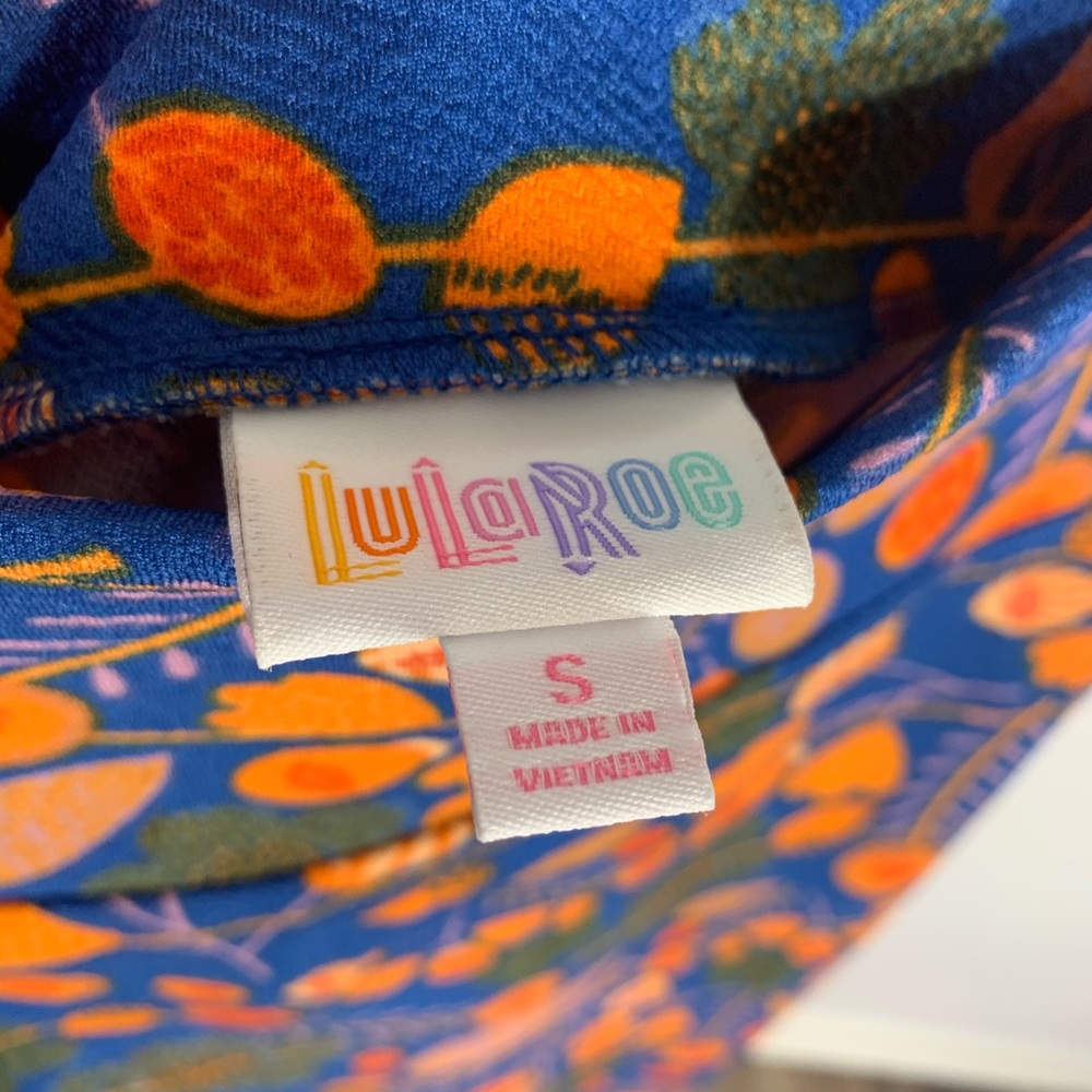 Lularoe Cassie spring pencil knit skirt NWT Small - Picture 5 of 5